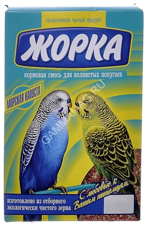 Жорка 0,5кг корм для волнистых попугаев Морская капуста (новая упаковка)