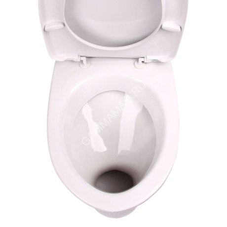 Унитаз-компакт ВЕРСИЯ белый в комплекте (бачок,сиденье,крепл) (г.Воротынск) *1