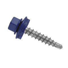 Саморезы кровельные BROZEX 4,8*29 RAL5005 (3000шт) (насыщенный синий) промтара к *1