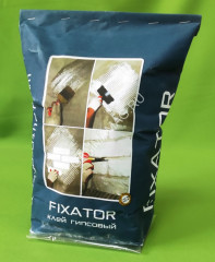Клей для гипсовой плитки FIXATOR летний 4 кг *1/4
