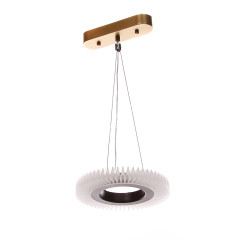 Люстра S2124/1 GD LED 3000К-6500К (h=800, d=200) б/пульта VERNER LIGHTING *1