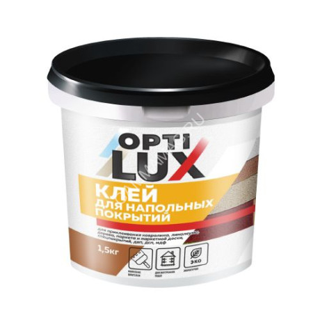 Клей для напольных покрытий 1,5 кг OPTILUX Ижсинтез *12