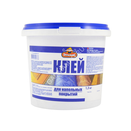 Клей для напольных покрытий 1,5 кг OPTILUX Ижсинтез *12