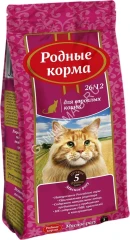 Родные корма 2,045кг (5 фунтов) Мясное рагу сухой для кошек (537703)