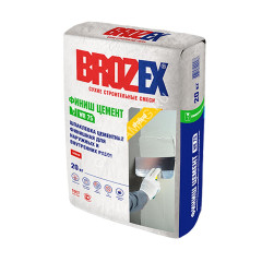 Шпаклевка цементная WR 75 Финиш Цемент(ШС-33) 20 кг BROZEX *1/56