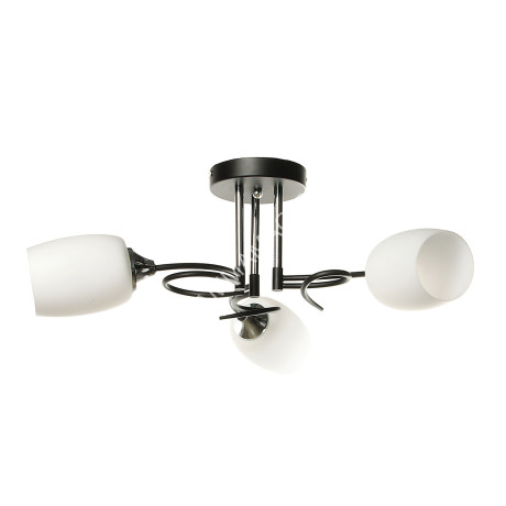 Люстра А2583/3 BK+CH Е27 3*40Вт (h=240; d=580) S=12м2 VERNER LIGHTING *1
