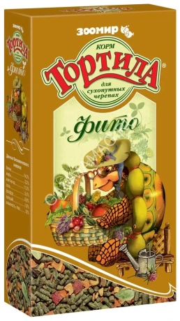 Зоомир 0,17кг Тортила Фито корм для сухопутных черепах (913)