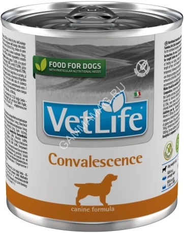 Farmina (Фармина) Vet Life Dog Convalescence 0,3кг паштет консервы для собак после болезни (1300)
