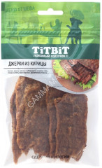 TitBit 0,07кг Меню от Шефа джерки мясные из курицы