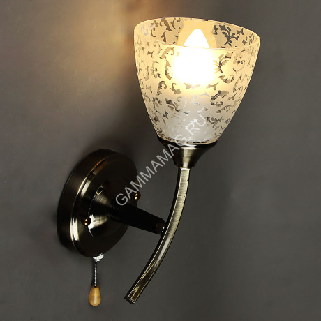 Бра K1590/1W Кружева 1*60W E27 220V (h=300, w=140, l=140) VERNER LIGHTING *1