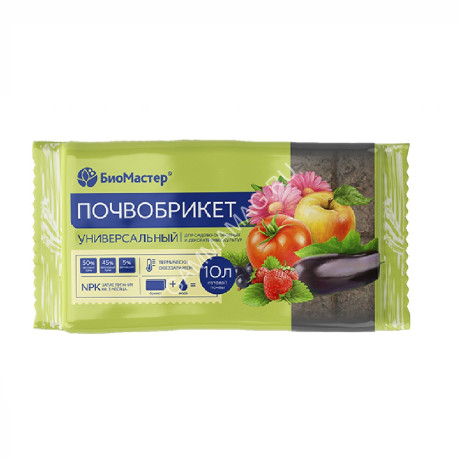 Почвобрикет Универсальный 10л БиоМастер *7/768