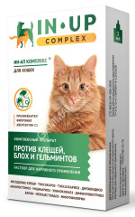 ИН-Ап комплекс капли 1мл от блох и глистов для кошек (ЛИЦЕНЗИЯ)