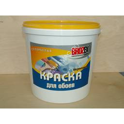 Краска акриловая для обоев 14 кг BROZEX белоснежная *1/48