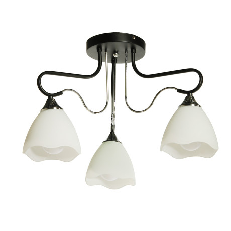 Люстра А2618/3 BK+CH Е27 3*40Вт (h=440; d=460) VERNER LIGHTING *1