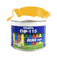 Эмаль ПФ-115 желтая 1,9 кг BILDEX *1/6/252