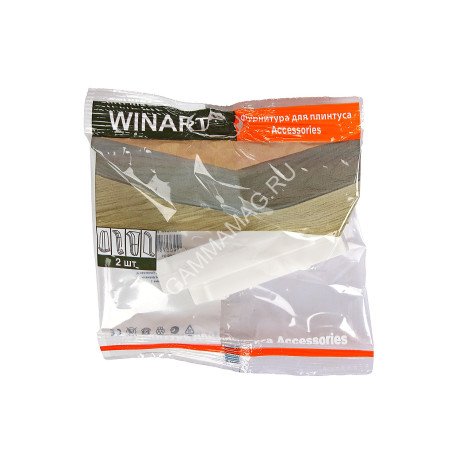 Соединитель Winart 318 Белый матовый 80ММ (уп.2шт) *25