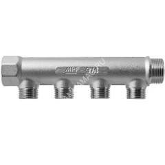 Коллектор 4 выхода 3/4"(_20) х 1/2"(_15) М/П/П/П/П/П MPF (ИС.071058) MP-У *1/30