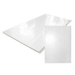 Панель ПВХ Белая лакирован./глянц. 0,50*3,0м *6