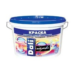 Краска акриловая для обоев 2,5 л ДАЛИ моющаяся матовая База А *1/120