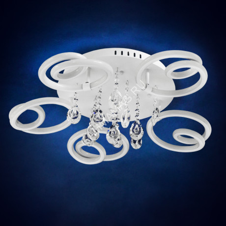 Люстра YT226/5 5*10W*6500K+5*10W*3000K пульт 3 реж (q820 h-100) VERNER LIGHTING *1