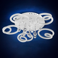 Люстра YT226/5 5*10W*6500K+5*10W*3000K пульт 3 реж (q820 h-100) VERNER LIGHTING *1
