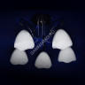 Люстра А2618/5 BK+CH Е27 5*40Вт (h=350; d=540) VERNER LIGHTING *1