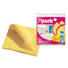 Салфетки для уборки вискоза 35х35см 3шт 020010 "York" *1/54
