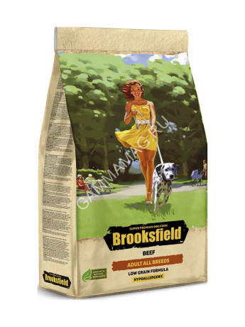 Brooksfield Adult Dog All Breeds Beef 0,8кг говядина/рис сухой для собак (354455) NEW
