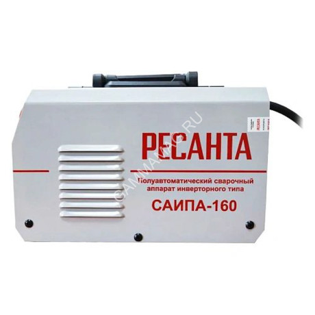 Аппарат сварочный инвертор полуавтомат 10А/160А электрод/порошковая проволока САИПА-160 РЕСАНТА *1