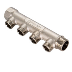 Коллектор 4 выхода НР 3/4"х1/2" CTM C4MM3412 *1/30