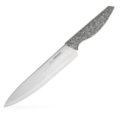 Нож кухонный ATTRIBUTE пл.р. Stone поварской дл.лезв.20см AKS128 блистер *1/6*36
