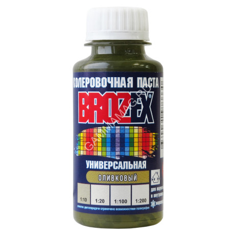 Колер паста оливковый №29 0,1 л BROZEX *6/108