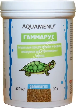 Нилпа Гаммарус 250мл (30г)  корм для аквариумных рыб и пресноводных черепах