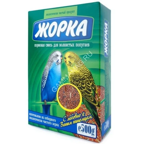 Жорка 0,5кг корм для волнистых попугаев (новая упаковка)