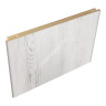 Брус доборный ПВХ телескопический Санторини БЕЛЫЙ 150*2100мм BROZEX-WOOD *5