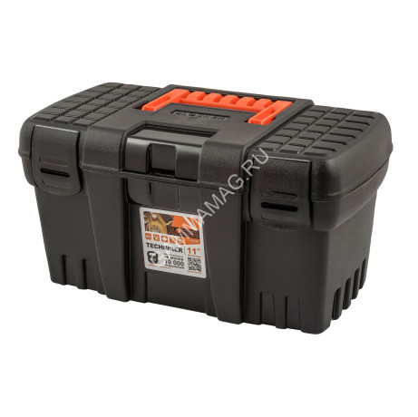 Ящик д/инструмента пластм. "Blocker Techniker 11" черный/оранжевый BR3746ЧР *1/16