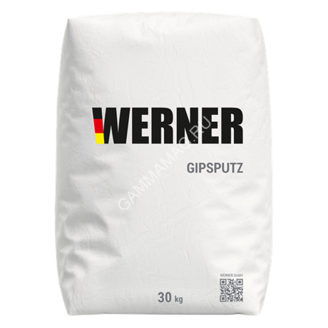 Штукатурка гипсовая Gipsputz 30кг WERNER *1/40