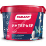 Краска акриловая для стен и потолков 5 л PARADE W3 ИНТЕРЬЕР влагостойкая матовая *1/72