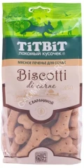 TiTBiT 0,35кг лакомство печенье Бискотти с бараниной для собак