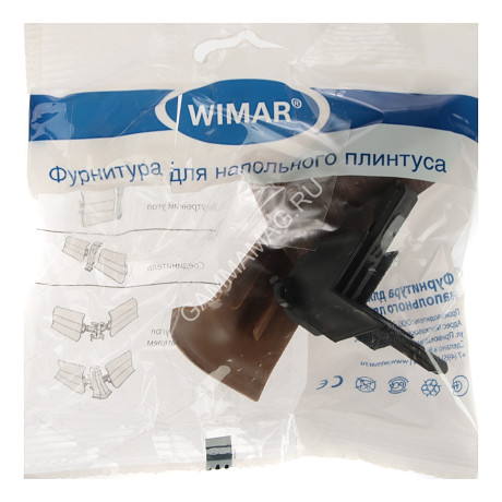 Внешний угол с держателем Wimar 818 Дуб Гартвис 58ММ (уп.2шт) *50