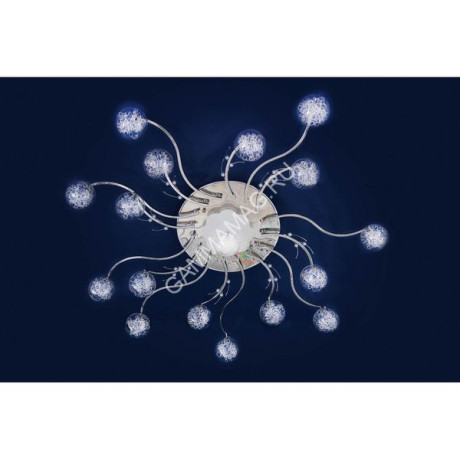 Люстра W0019/17 СН+WT Созвездие 17*20W G4-12V 220V (h=250,диам=900) S=34м2 VERNER LIGHTING *1