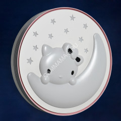 Светильник светодиодный акриловый 400мм 60W 8963/30W*2 LED 3 реж(т. и х.свет,смеш) white пульт VERNER LIGHTING *1/10