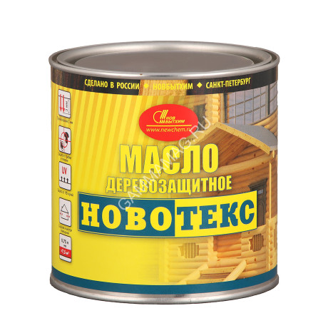 Масло деревозащитное "НОВОТЕКС" 0,75 л, дуб (Новбытхим) *1/6