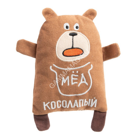Игрушка (Triol) Сказка 'Мишка-косолапый' мягкая для собак, 150мм/180мм