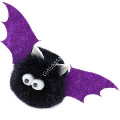 Игрушка GoSi для кошек Летучая мышь Виктор Натуральная норка
