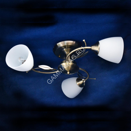 Люстра N2395/3 AB 3*40W E27 (h=850 d=600) S=12м2 VERNER LIGHTING *1