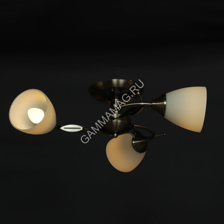 Люстра N2395/3 AB 3*40W E27 (h=850 d=600) S=12м2 VERNER LIGHTING *1
