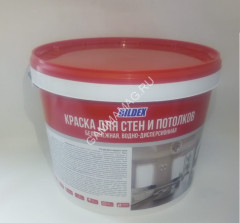Краска акриловая для стен и потолков 6 кг BILDEX белоснежная *1/75