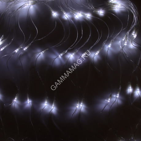 Гирлянда электр. "Сеть"24V VEGAS 1,2х1м 144холод LED (нужен блок ЕД711) 55031 *1/4
