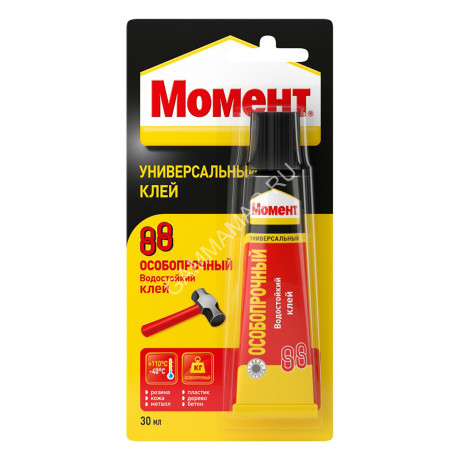 Клей Момент 88 30мл (блистер) 1137990 *1/25